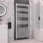 Wendover Curved Gloss White Multirail 1800mm Height