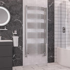 Wendover Curved Chrome Multirail 1600mm Height