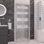Wendover Curved Chrome Multirail 1800mm Height