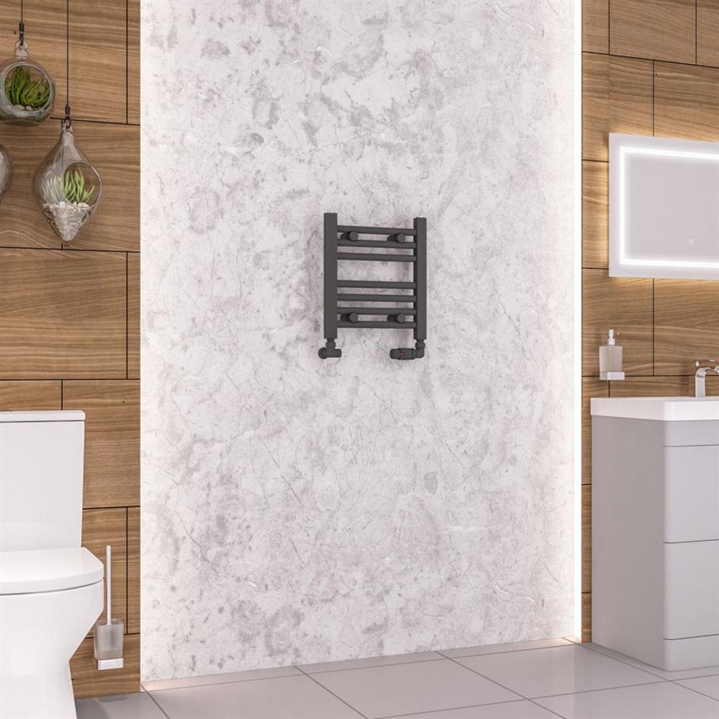 Wendover Straight Multirail 360 x 400mm Matt Anthracite