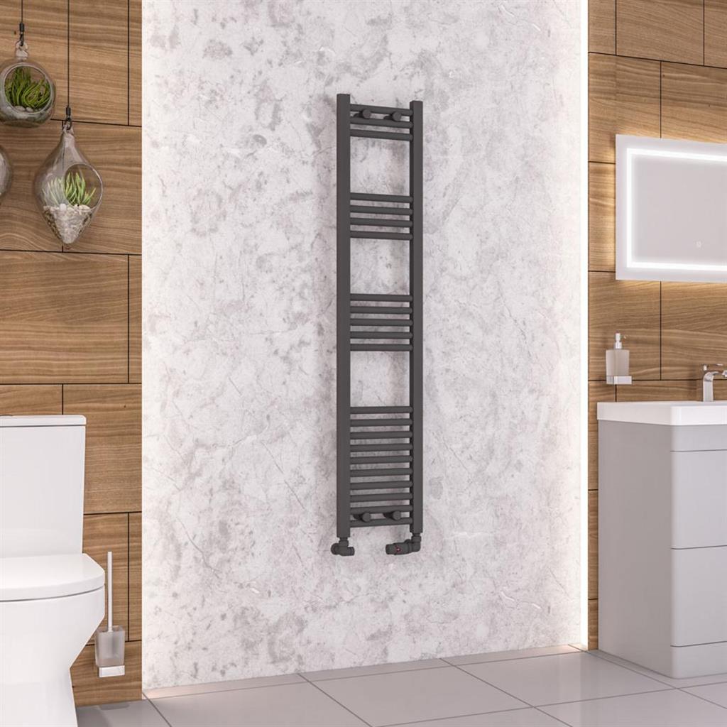 Wendover Straight Matt Anthracite Multirail 1400mm Height