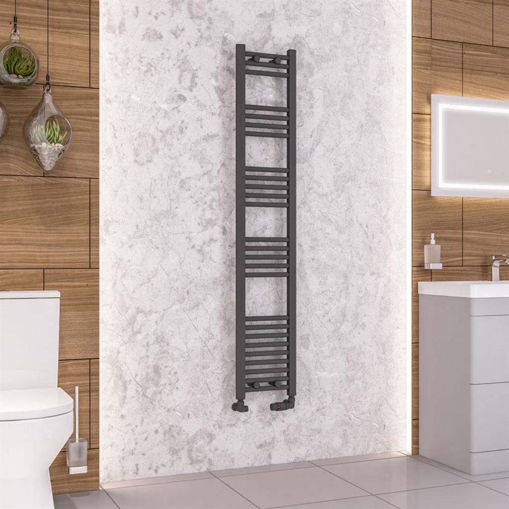 Wendover Straight Matt Anthracite Multirail 1600mm Height