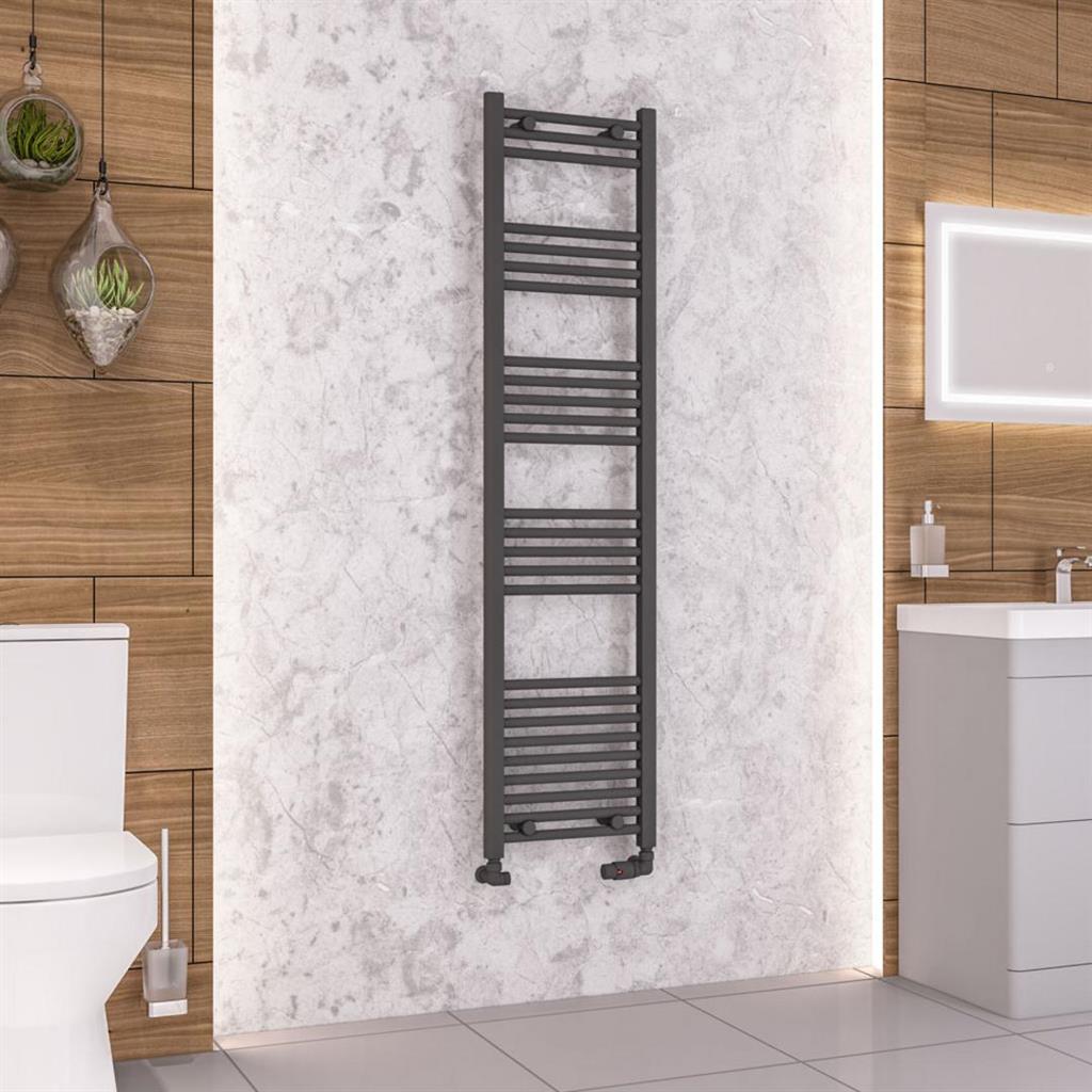 Wendover Straight Matt Anthracite Multirail 1600mm Height