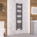 Wendover Straight Matt Anthracite Multirail 1600mm Height