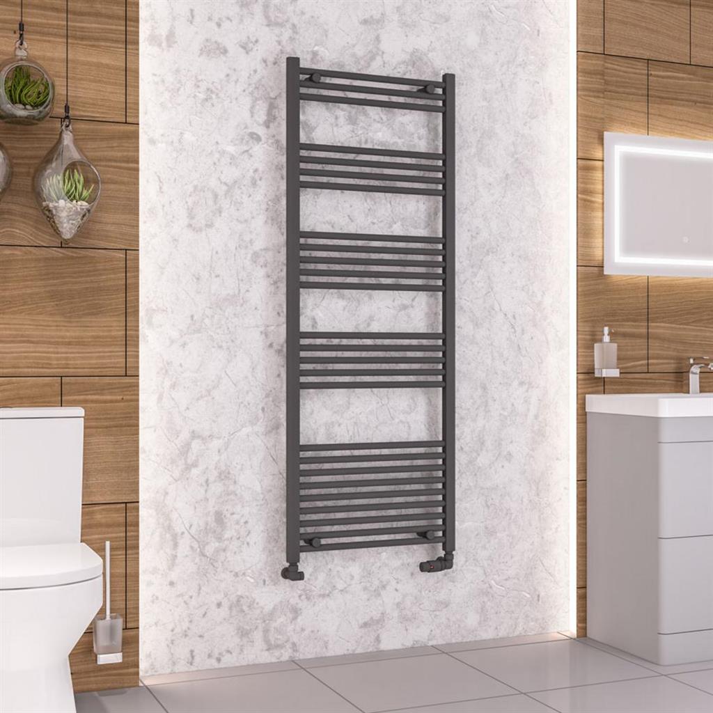 Wendover Straight Matt Anthracite Multirail 1600mm Height