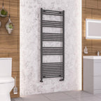 Wendover Straight Matt Anthracite Multirail 1600mm Height