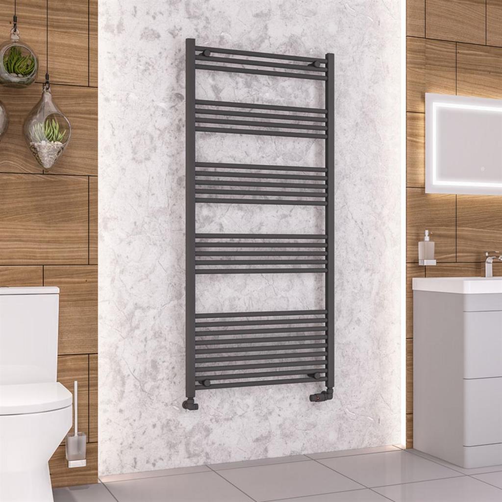 Wendover Straight Matt Anthracite Multirail 1600mm Height