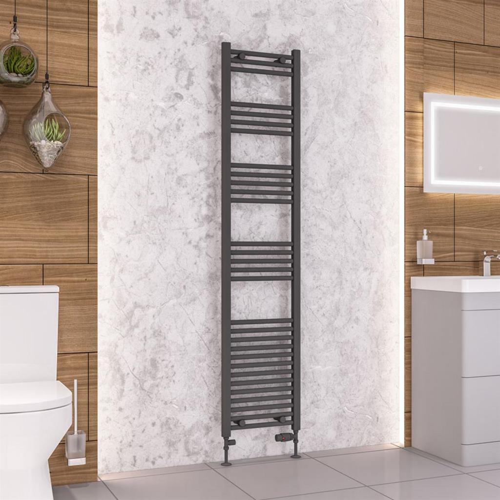 Wendover Straight Matt Anthracite Multirail 1800mm Height