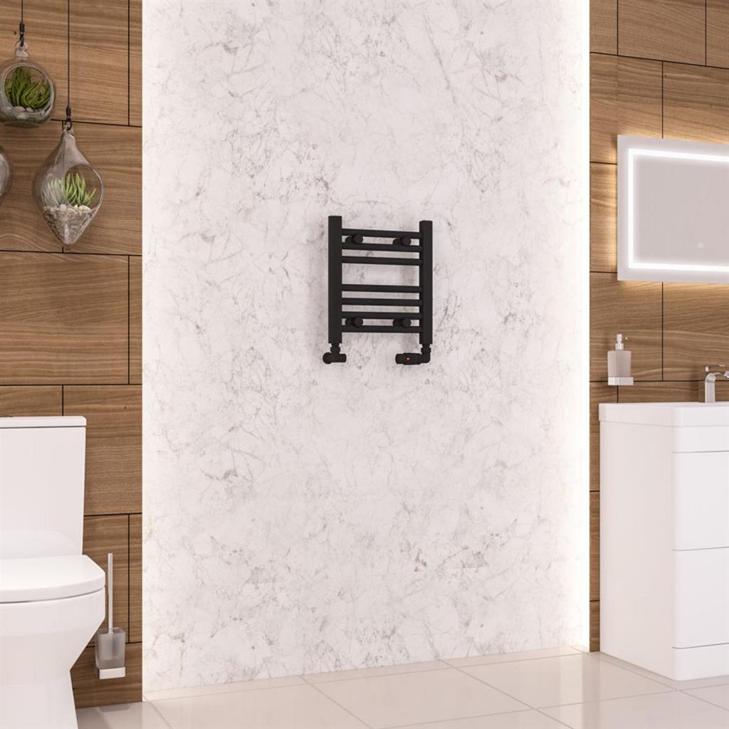 Wendover Straight Multirail 360 x 400mm Matt Black