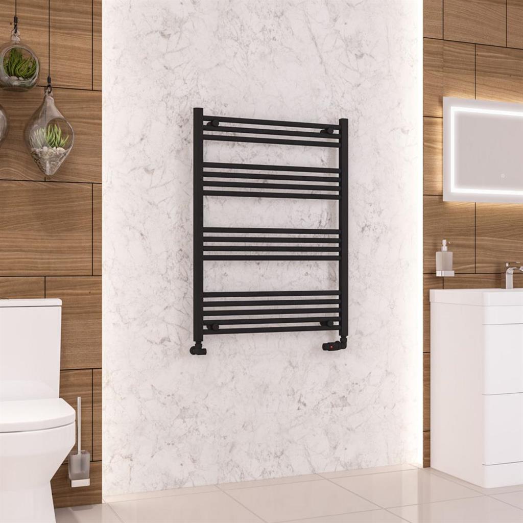 Wendover Straight Matt Black Multirail 1000mm Height