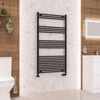 Wendover Straight Matt Black Multirail 1400mm Height
