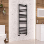 Wendover Straight Matt Black Multirail 1600mm Height
