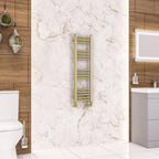 Wendover Straight Brushed Brass Multirail 1000mm Height
