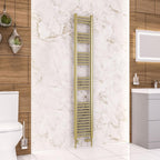 Wendover Straight Brushed Brass Multirail 1800mm Height