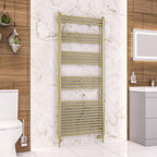 Wendover Straight Brushed Brass Multirail 1800mm Height