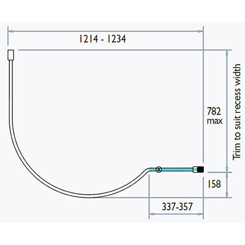 Kudos Ultimate Over Bath Panel - Corner