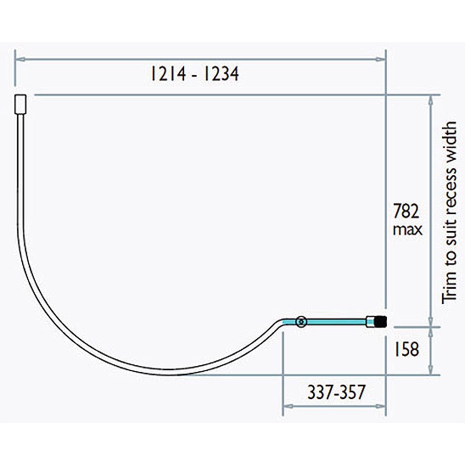 Kudos Ultimate Over Bath Panel - Corner