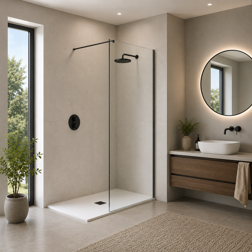 Eden 750mm Fixed Shower Screen