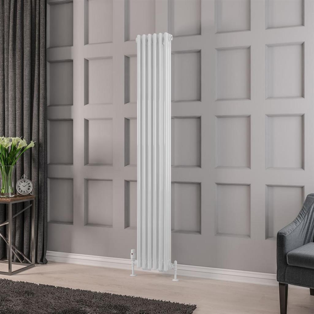Rivassa 3 Column  Radiator - White