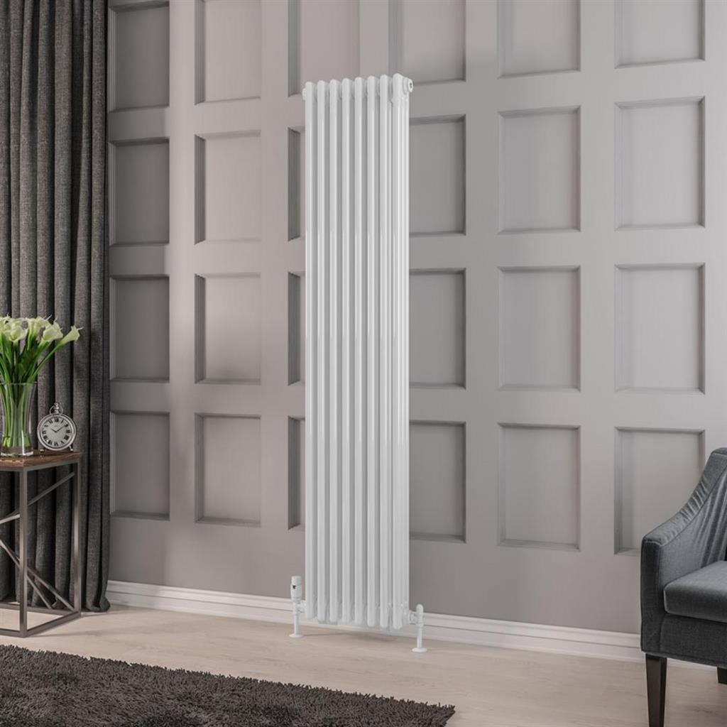 Rivassa 3 Column  Radiator - White
