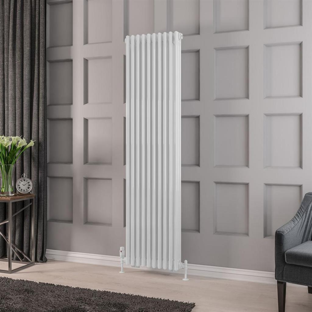 Rivassa 3 Column  Radiator - White