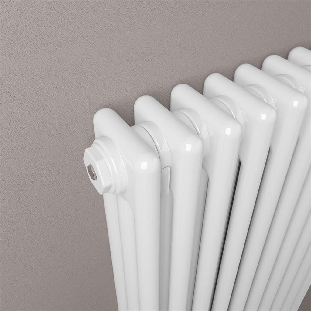 Rivassa 3 Column  Radiator - White