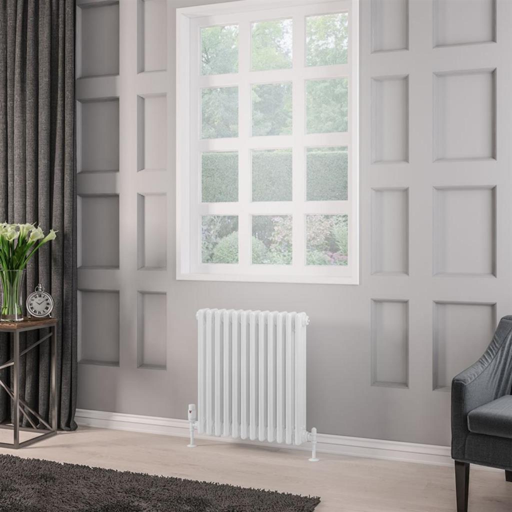 Rivassa 3 Column  Radiator - White