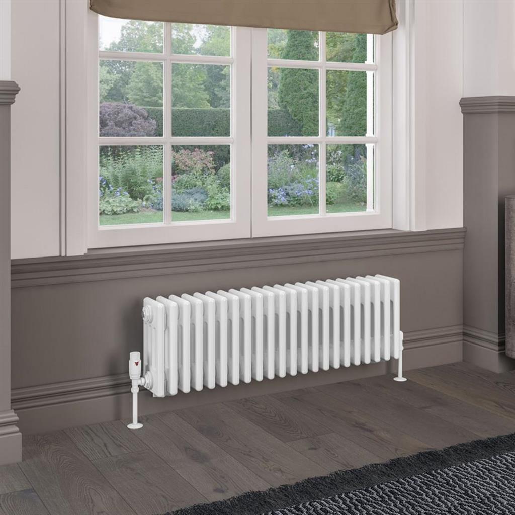 Rivassa 4 Column Radiators - Gloss White