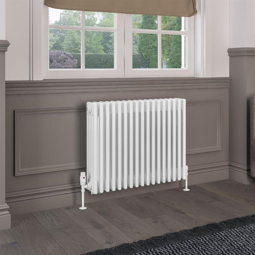 Rivassa 4 Column Radiators - Gloss White