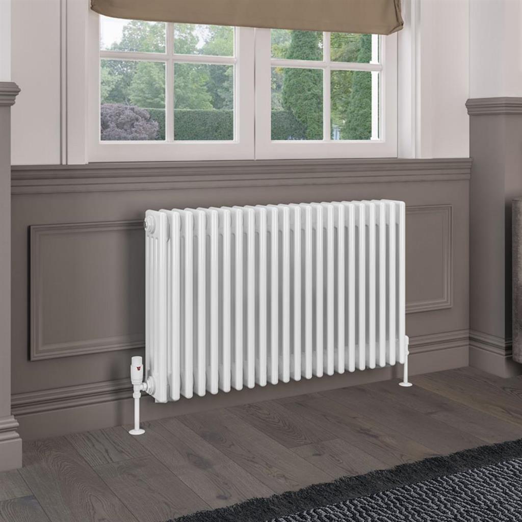 Rivassa 4 Column Radiators - Gloss White
