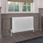 Rivassa 4 Column Radiators - Gloss White