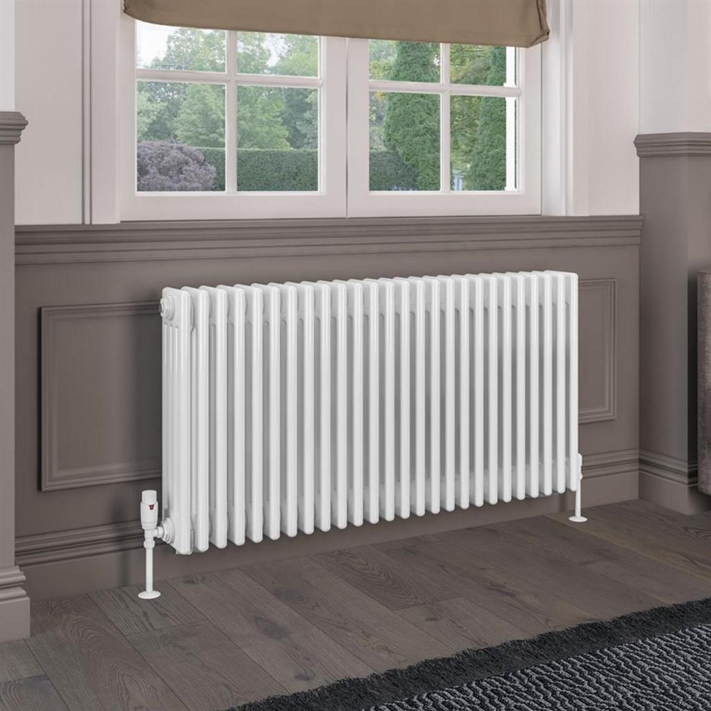 Rivassa 4 Column Radiators - Gloss White