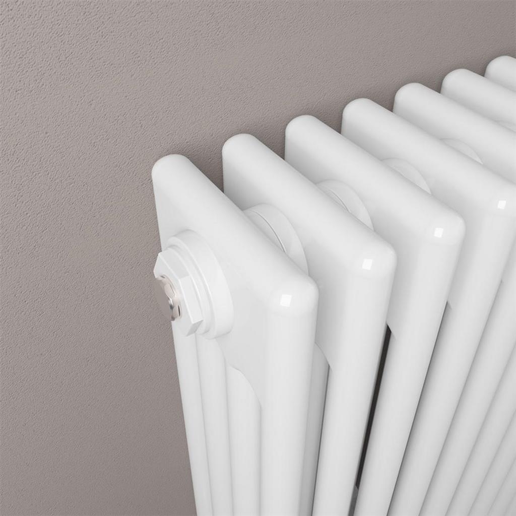 Rivassa 4 Column Radiators - Gloss White
