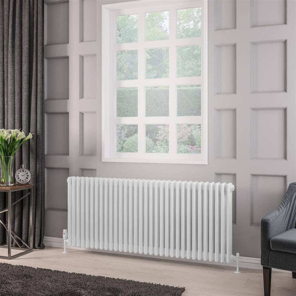 Rivassa 3 Column  Radiator - White