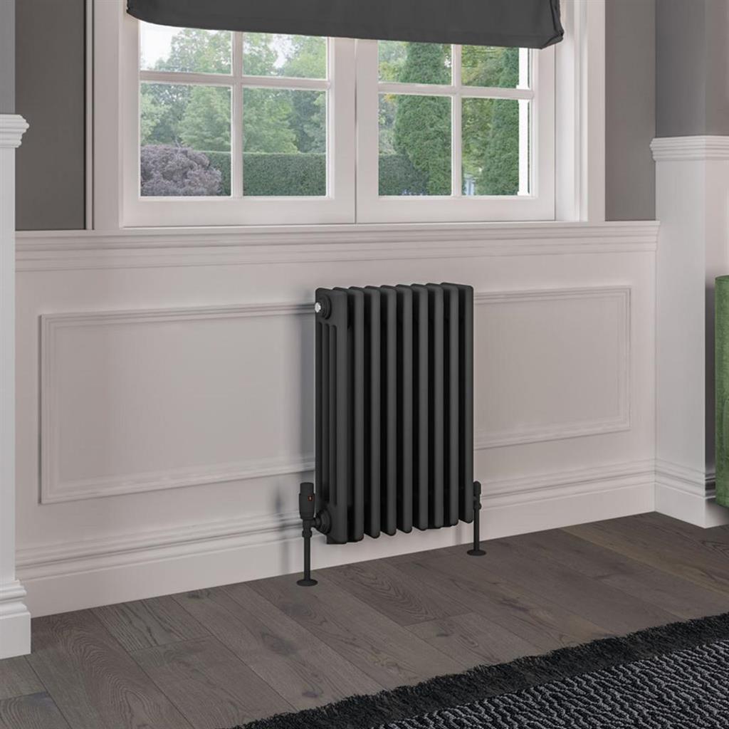 Rivassa 4 Column Radiators - Matt Anthracite