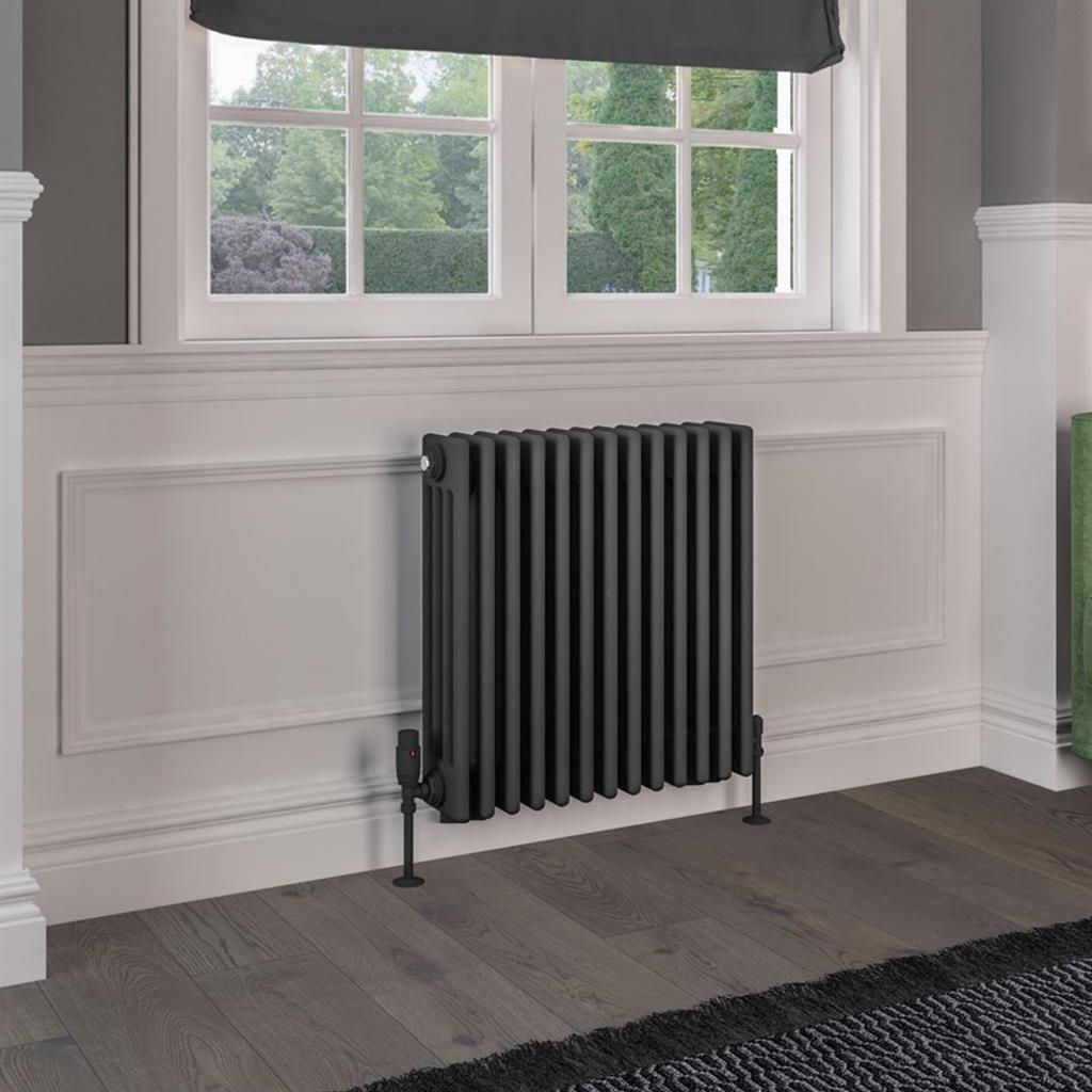 Rivassa 4 Column Radiators - Matt Anthracite