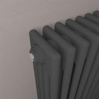 Rivassa 4 Column Radiators - Matt Anthracite