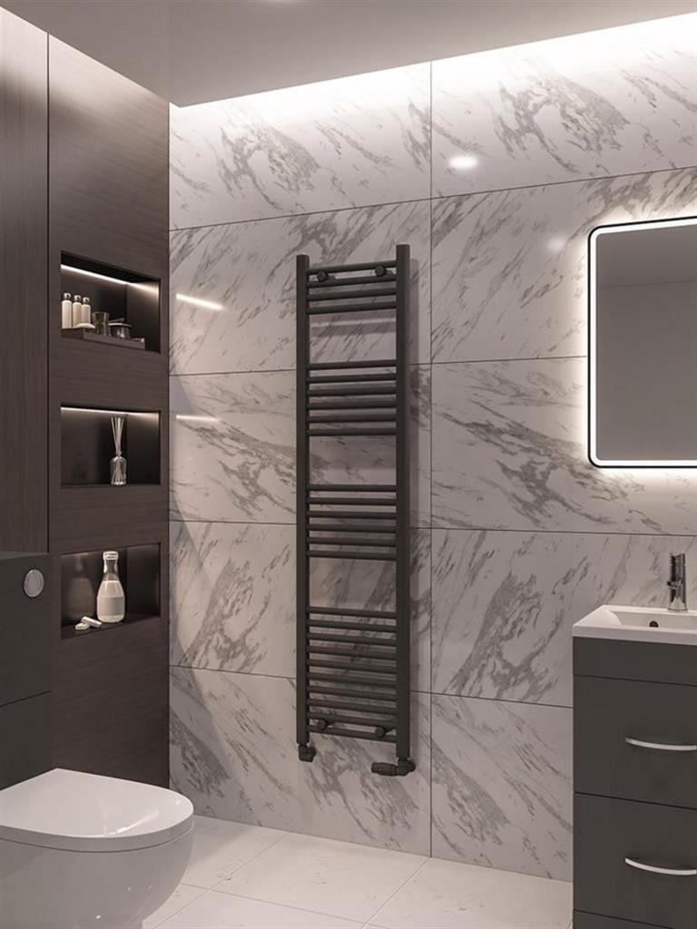 Wingrave Straight Matt Anthracite Multirail 1600mm Height