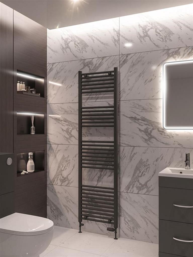 Wingrave Straight Matt Anthracite Multirail 1800mm Height