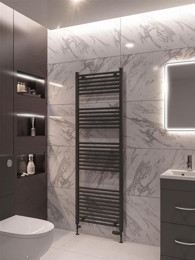 Wingrave Straight Matt Anthracite Multirail 1800mm Height