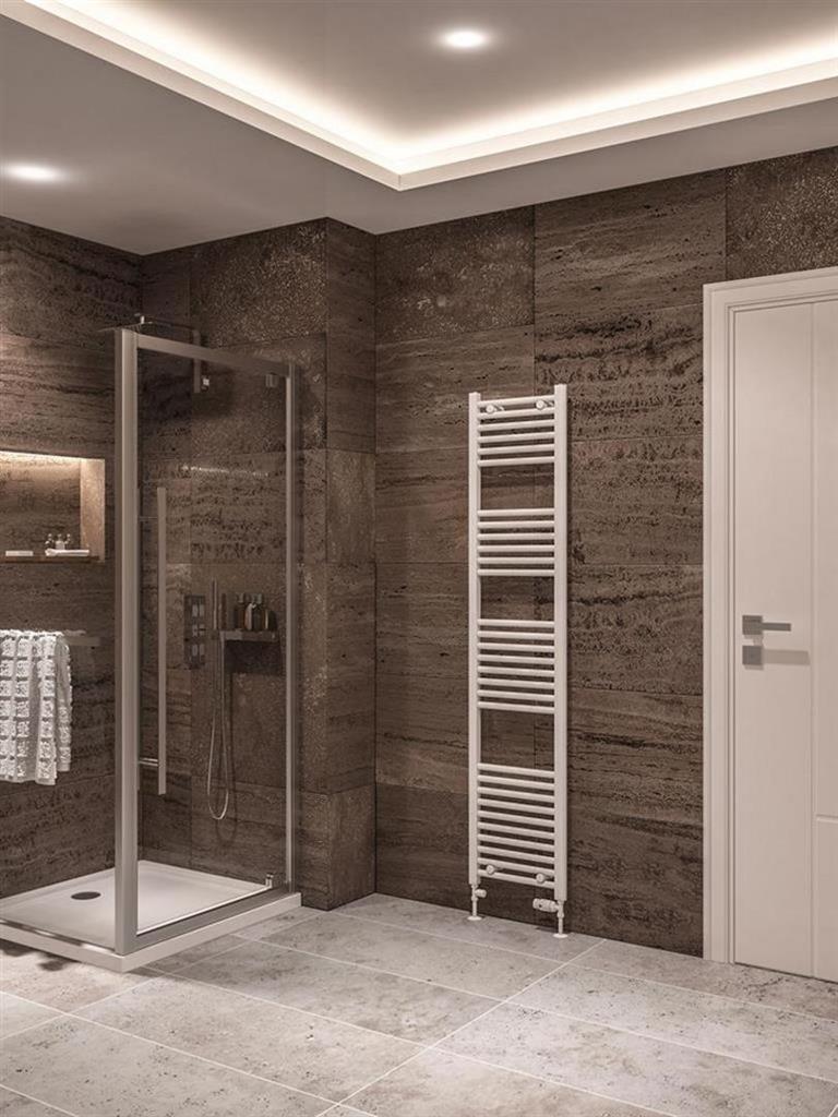 Wingrave Straight Gloss White Multirail 1800mm Height