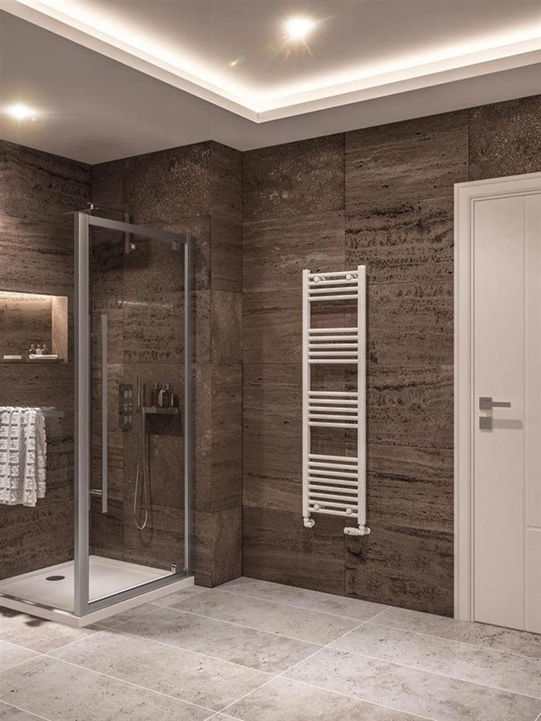 Wingrave Straight Gloss White Multirail 1400mm Height