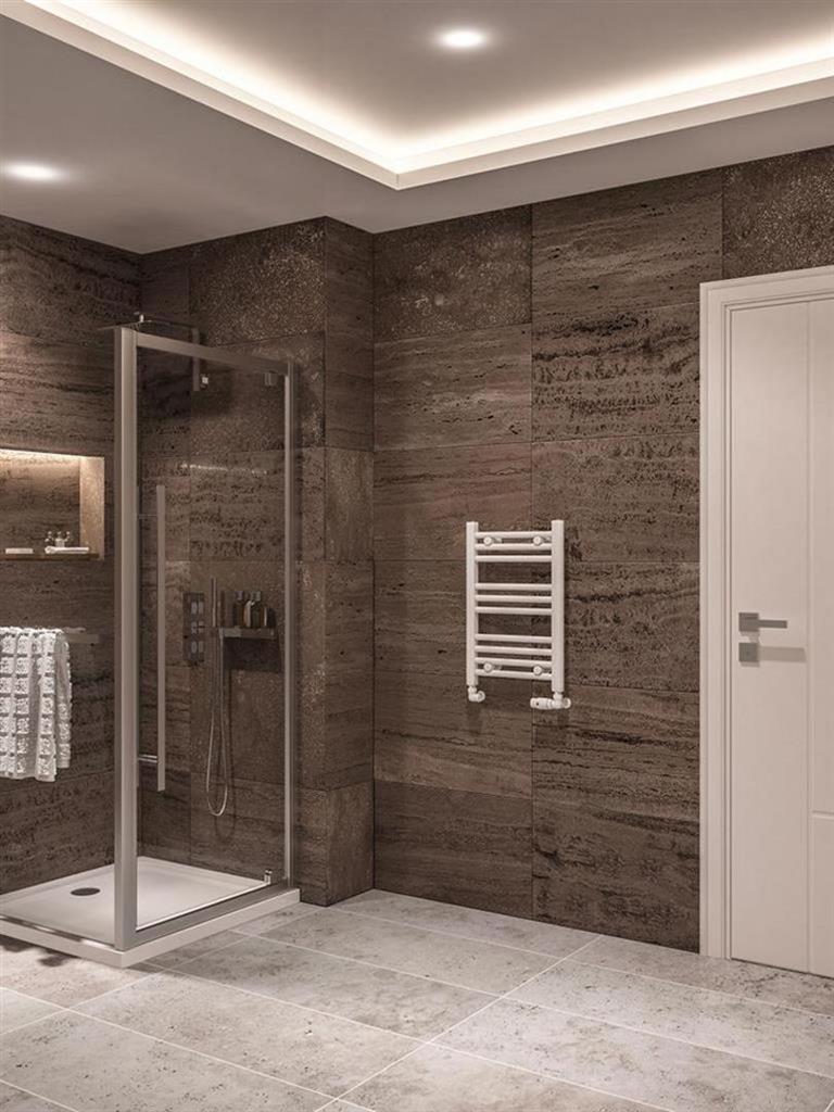 Wingrave Straight Gloss White Multirail 600mm Height