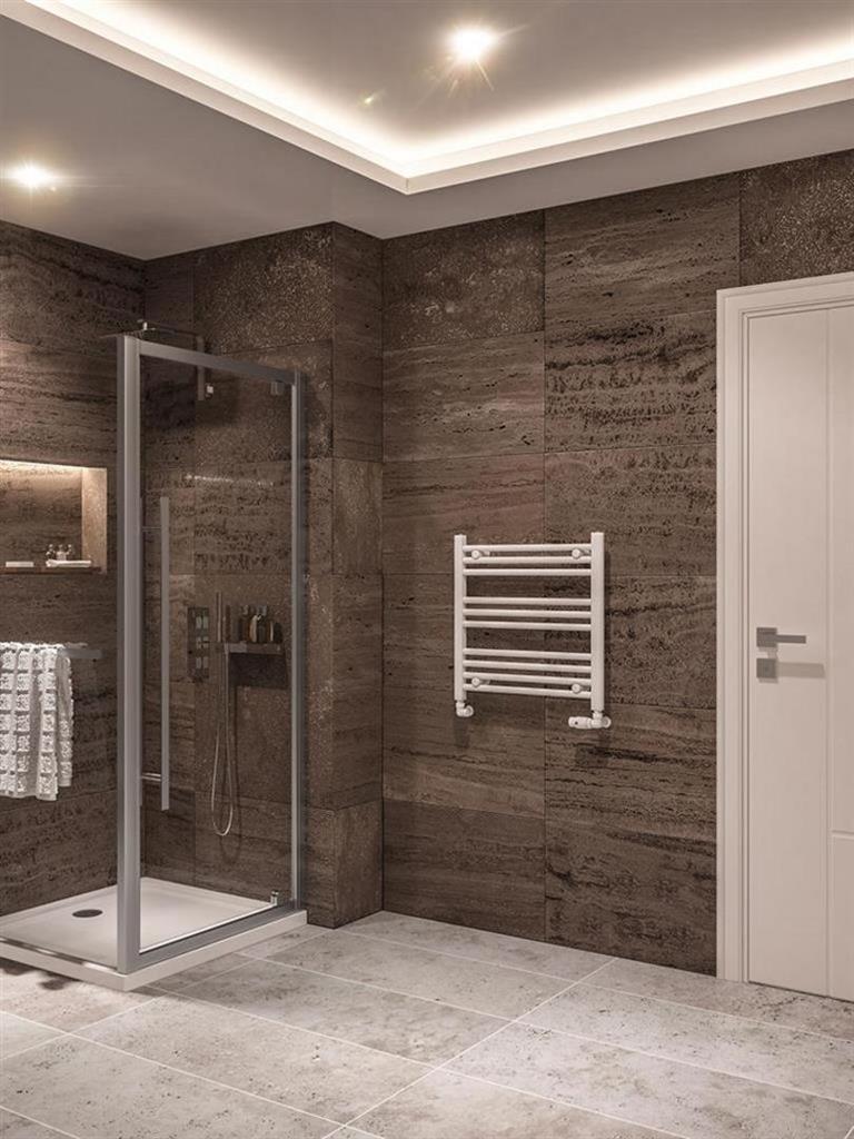 Wingrave Straight Gloss White Multirail 600mm Height