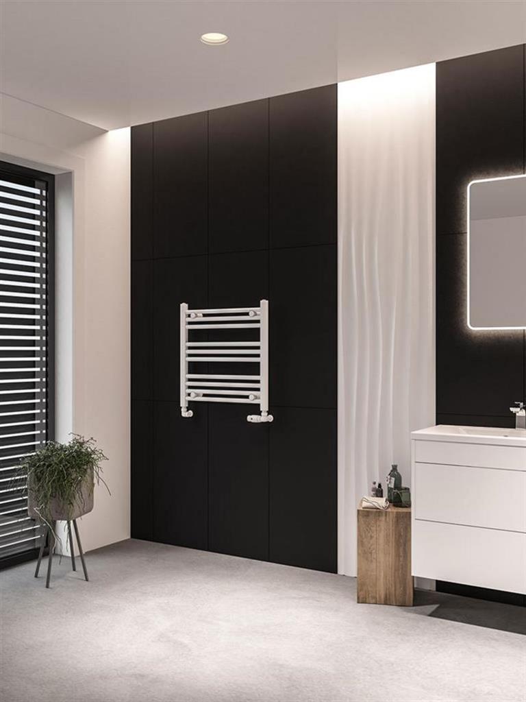 Wingrave Straight Matt White Multirail 600mm Height