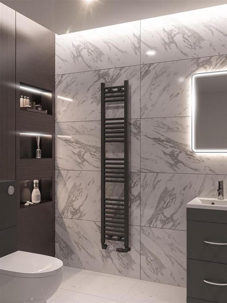 Wingrave Straight Matt Anthracite Multirail 1600mm Height