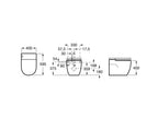 Roca IN-TANK - Floor Standing Back-to-Wall Toilet with Integrated Cistern.