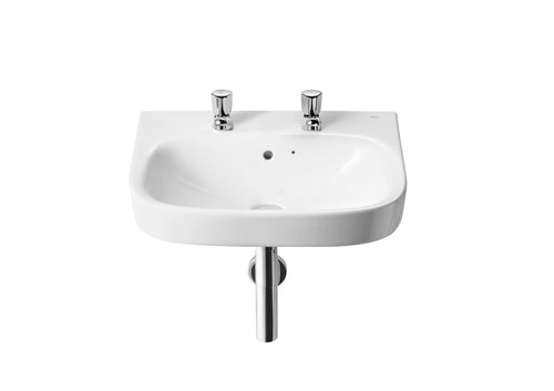 Roca Debba Cloakroom Basin - 550 x 440mm - 2 Tap Hole