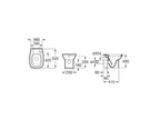 Roca Debba Square Back to Wall Pan
