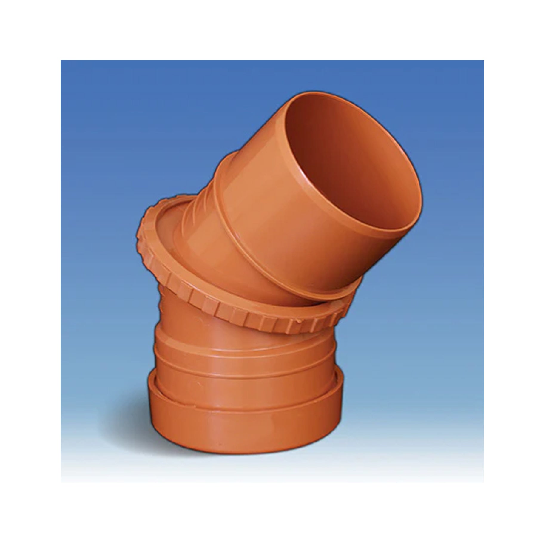 0 - 45 Degrees Adjustable Single Socket Bend 110mm